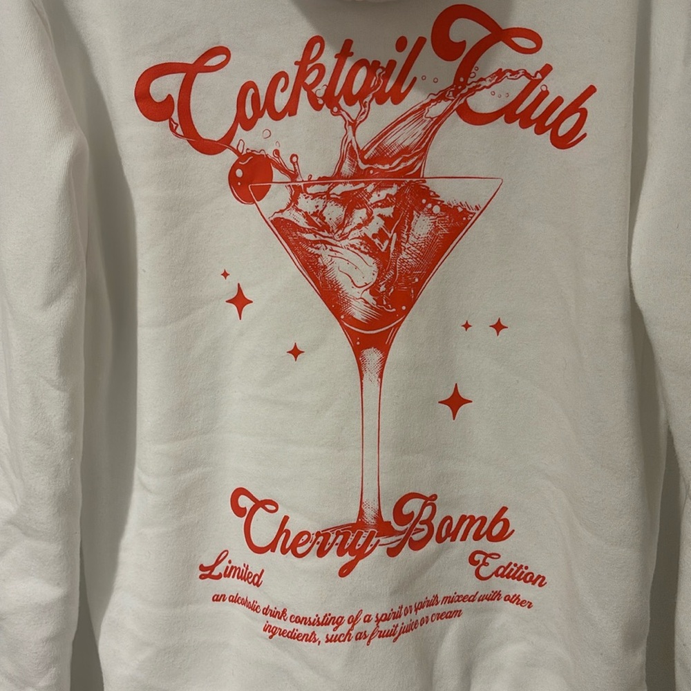 Never Worn Cherry Bomb Zip Up!